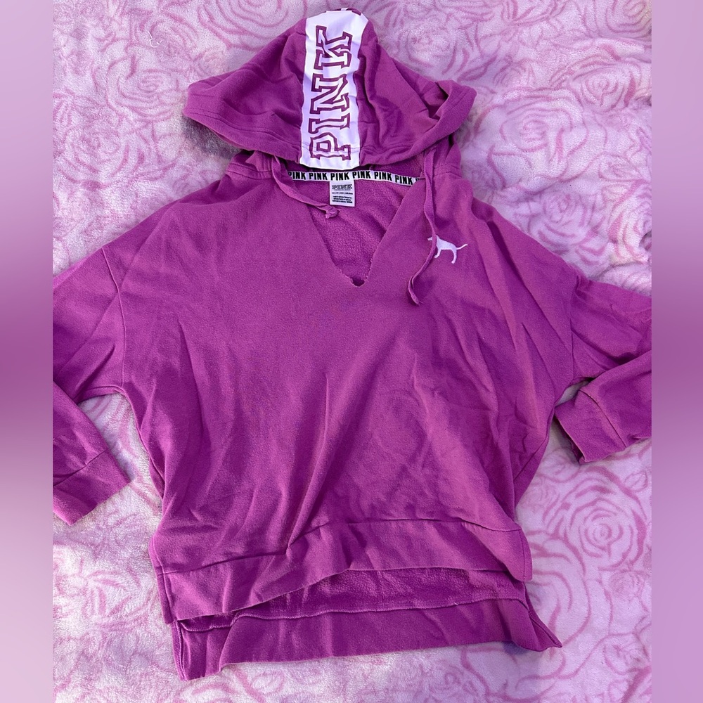 Pink Victoria’s Secret hoodie